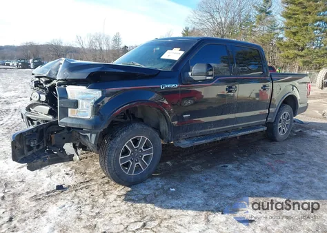 2015 Ford F-150 Lariat from USA, damaged, VIN 1FTEW1EG3FFC60124
